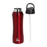 Red Thermos 550ml | Με Eσωτερικό Καλαμάκι