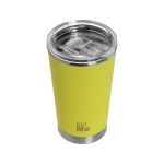Yellow Coffee Thermos 370ml | Διαφανές Καπάκι