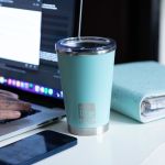 Mint Coffee Thermos 370ml | Διαφανές Καπάκι