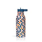 Color Squares Thermos 550ml | Με Εσωτερικό Καλαμάκι