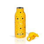 Dots In Yellow Thermos 550ml | Με Εσωτερικό Καλαμάκι