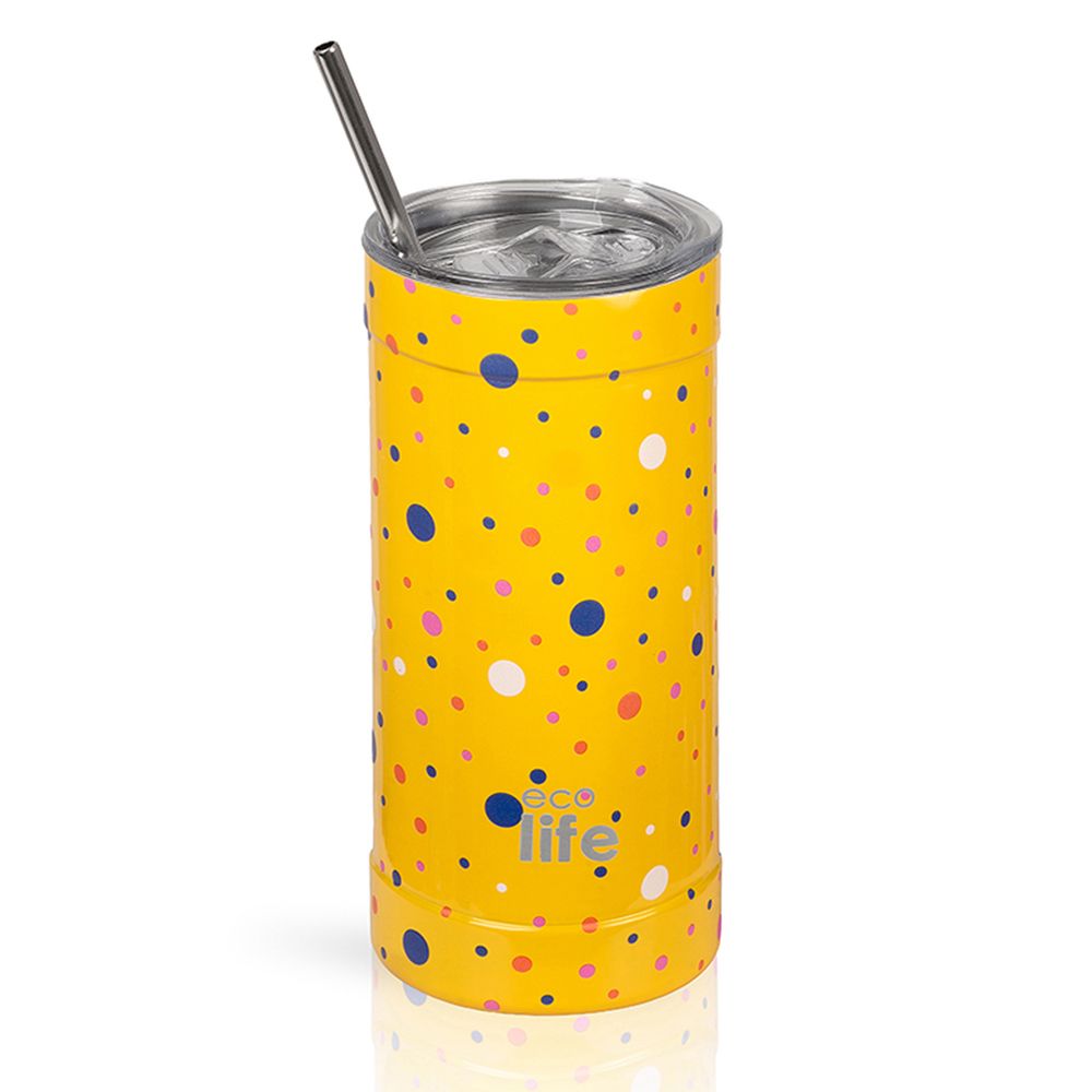 Dots In Yellow Coffee Thermos 500ml